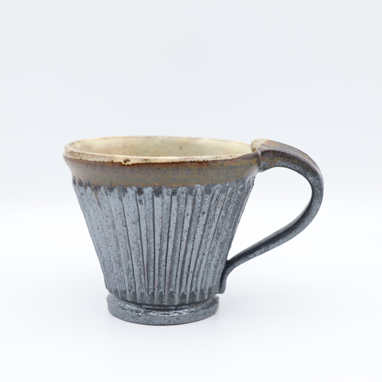 [Junichi Mashiko] Iron Black Shinogi Mug