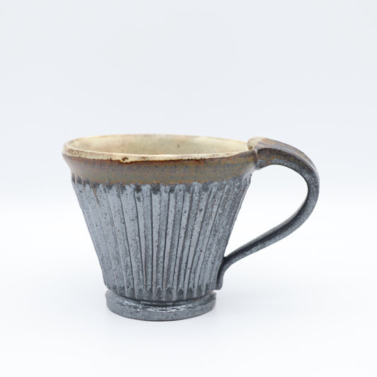 [Junichi Mashiko] Iron Black Shinogi Mug