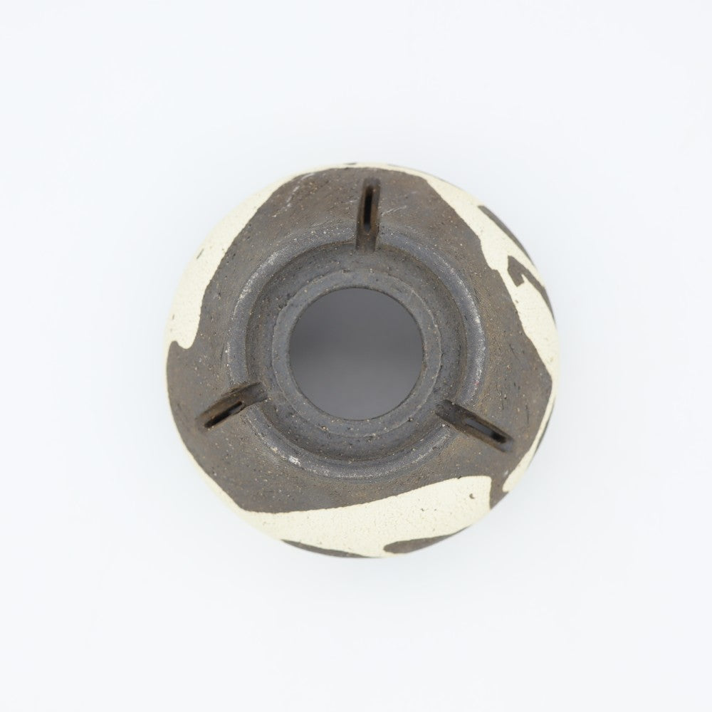 [Numano Hideaki] Black and white flower pot