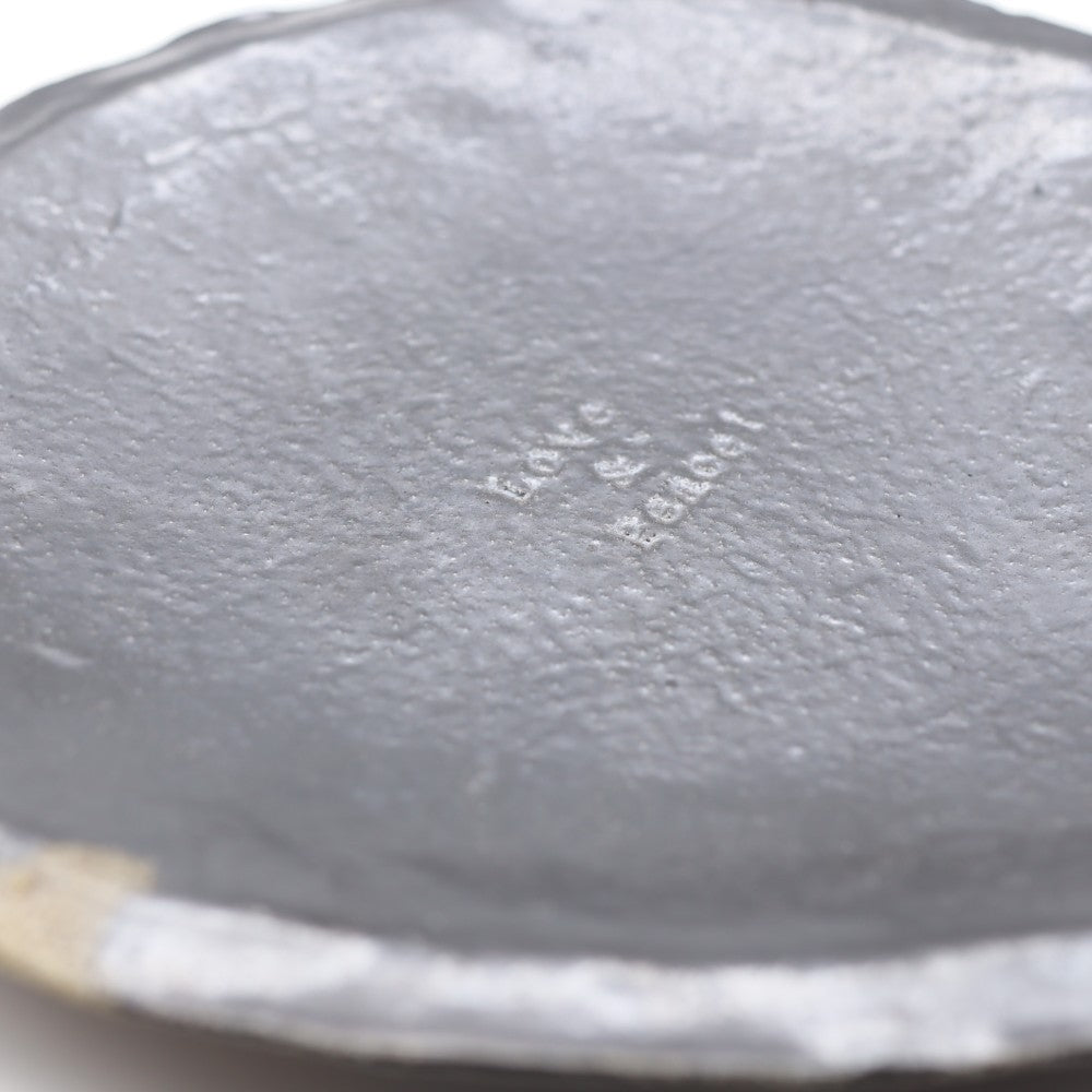 [Shinsuke Iwami] Salt-glazed 7-inch plate LOVE &amp; PEACE!