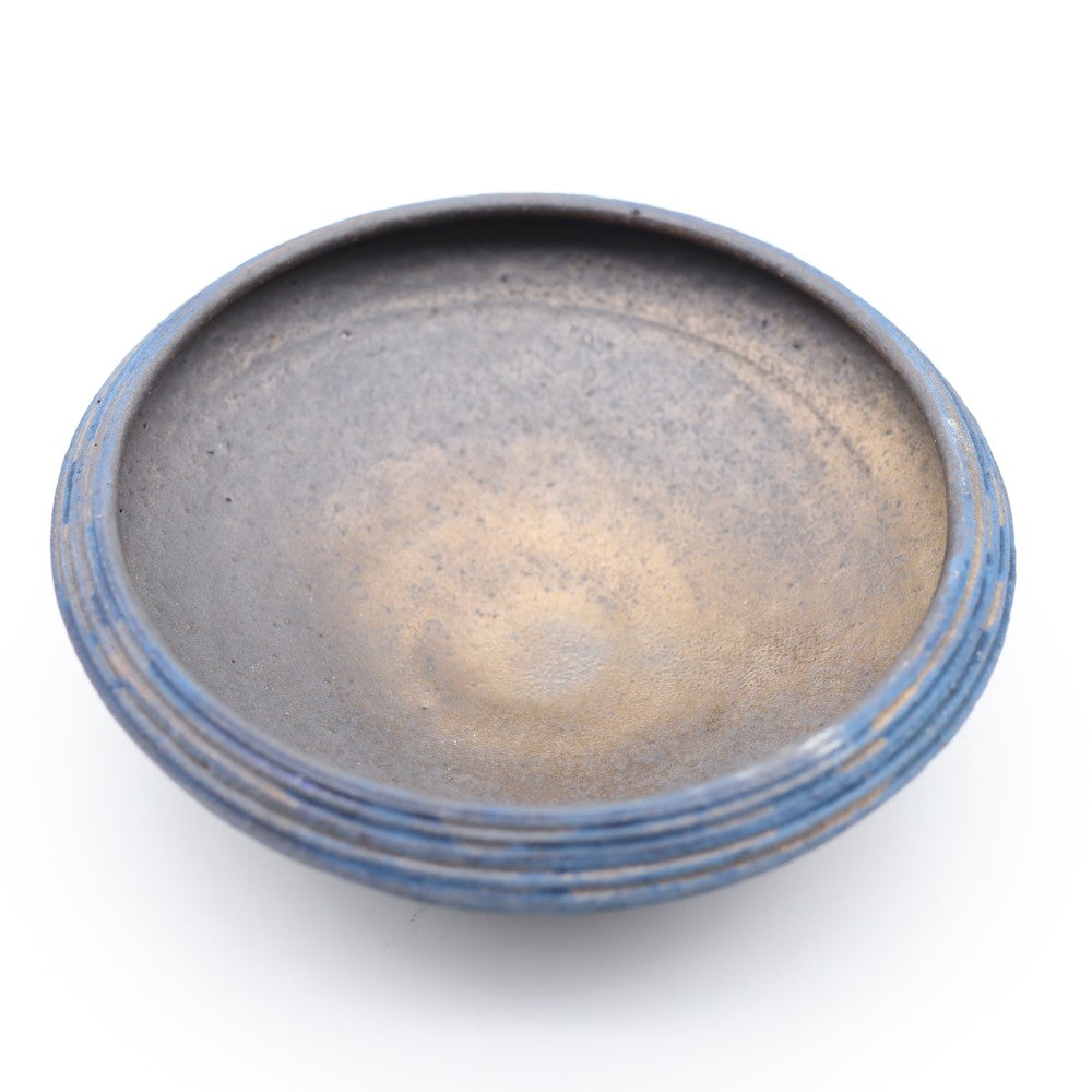 [Hodaka Ryuji] Thousand Stripes Small Bowl, Blue