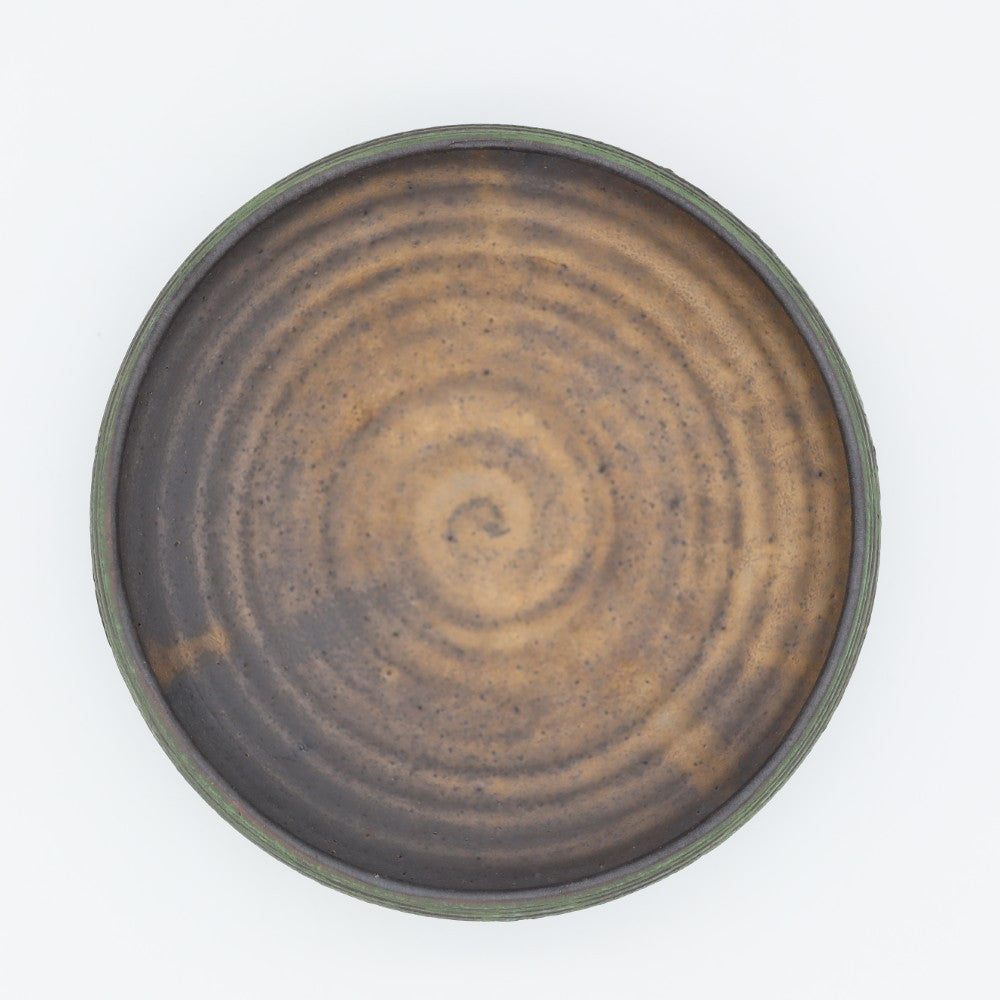 [Hodaka Ryuji] Thousand-Lined Bowl, Green