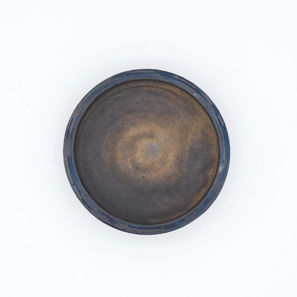 [Hodaka Ryuji] Thousand Stripes Small Bowl, Blue