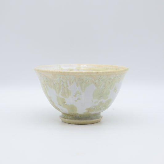 [Kazumi Mita] Crystal Glazed Rice Bowl, Small, Mint