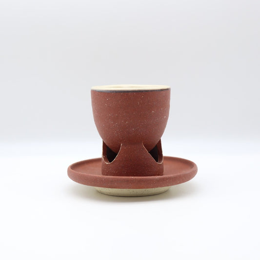 [Komine Takashi] Red vanity coffee cup and saucer