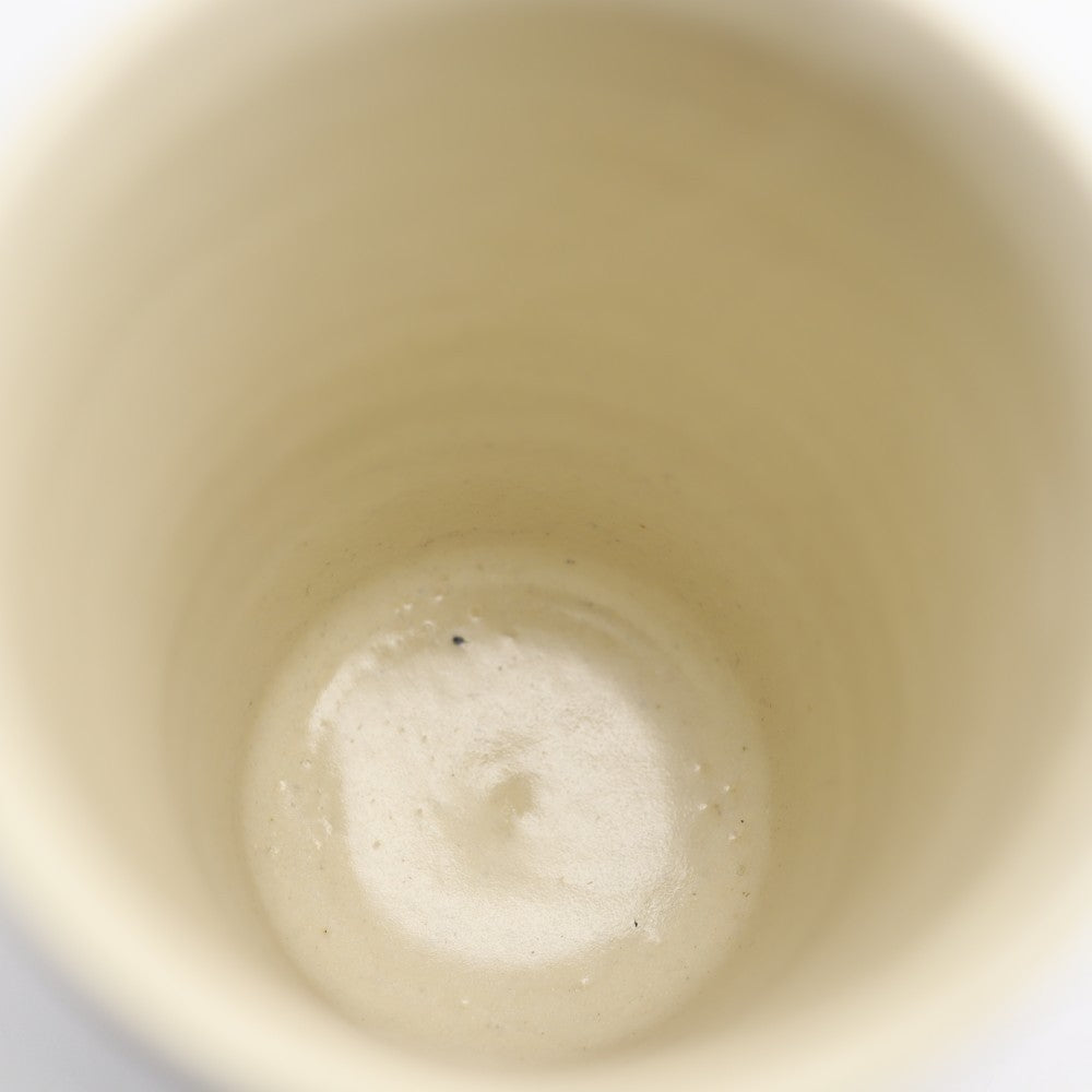 [Komine Takashi] Red decorative chamfered free cup
