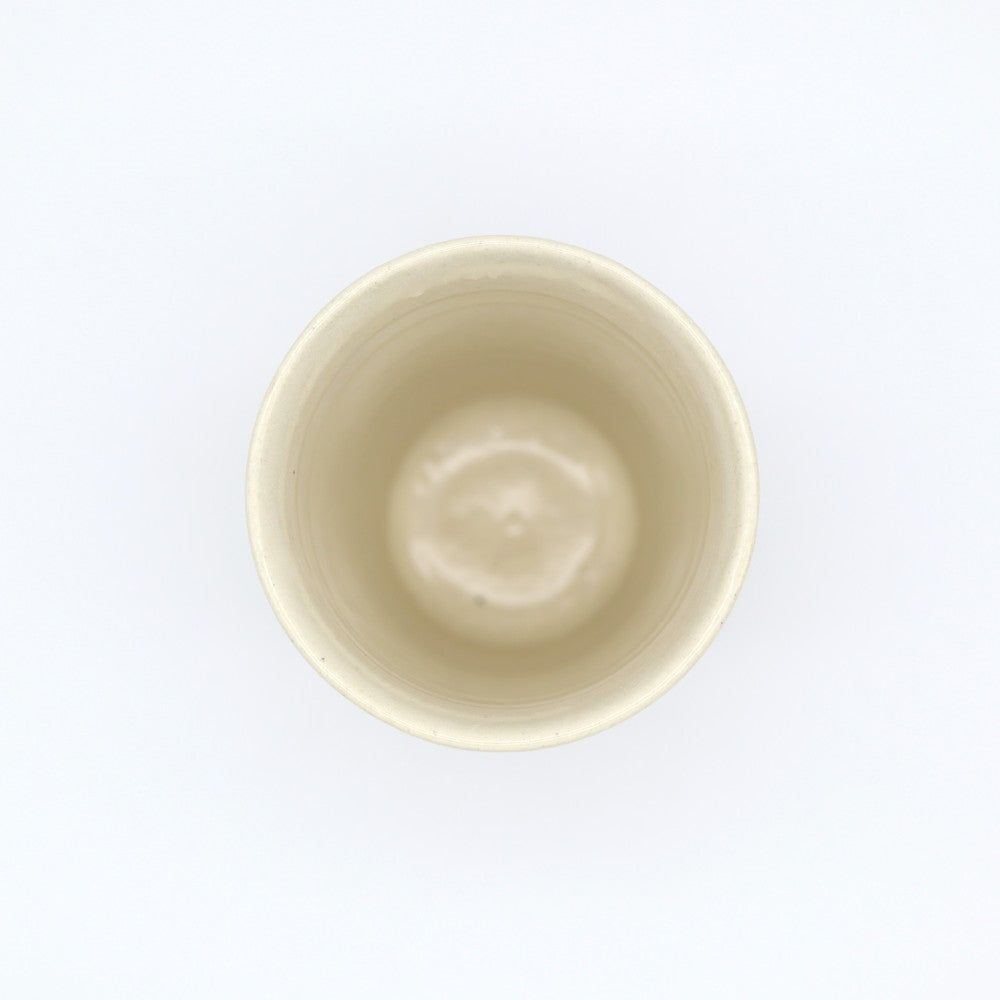 [Komine Takashi] Red decorative chamfered free cup