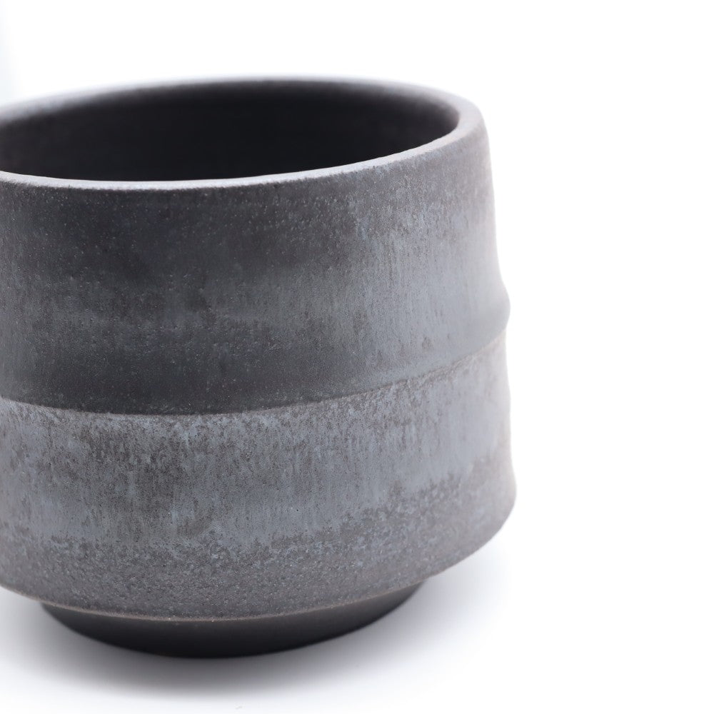[Yoshinori Hagiwara] Black Matte Glazed Lidded Container