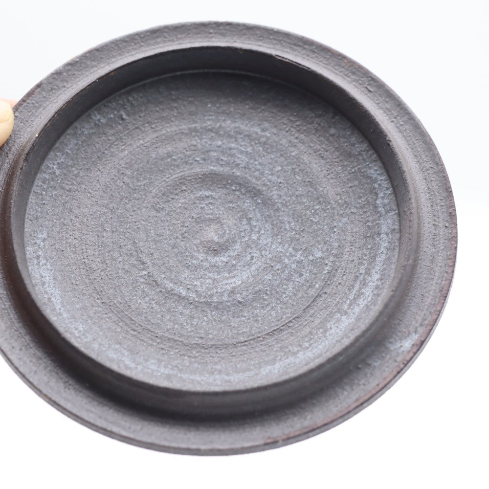 [Yoshinori Hagiwara] Black Matte Glazed Lidded Container