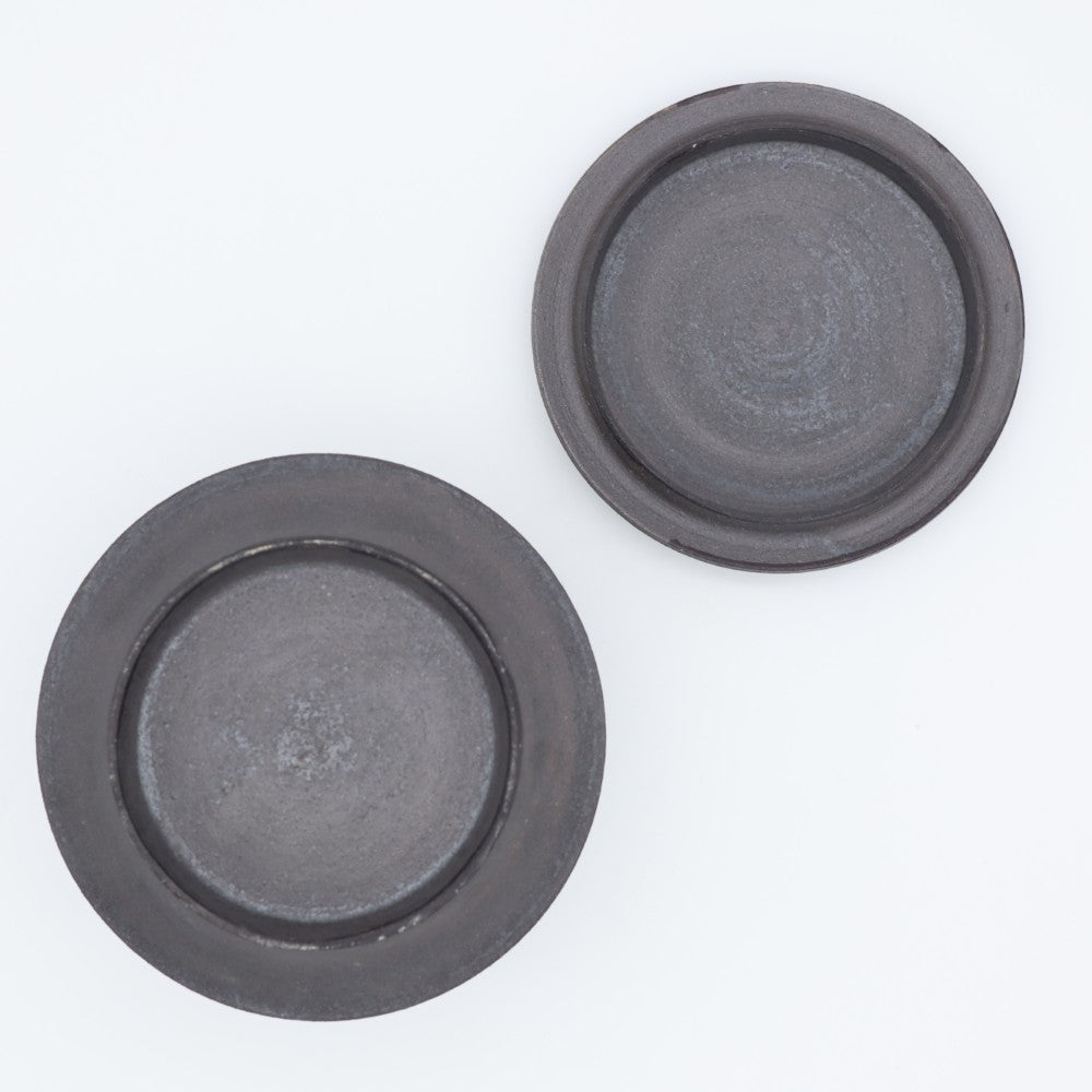 [Yoshinori Hagiwara] Black Matte Glazed Lidded Container