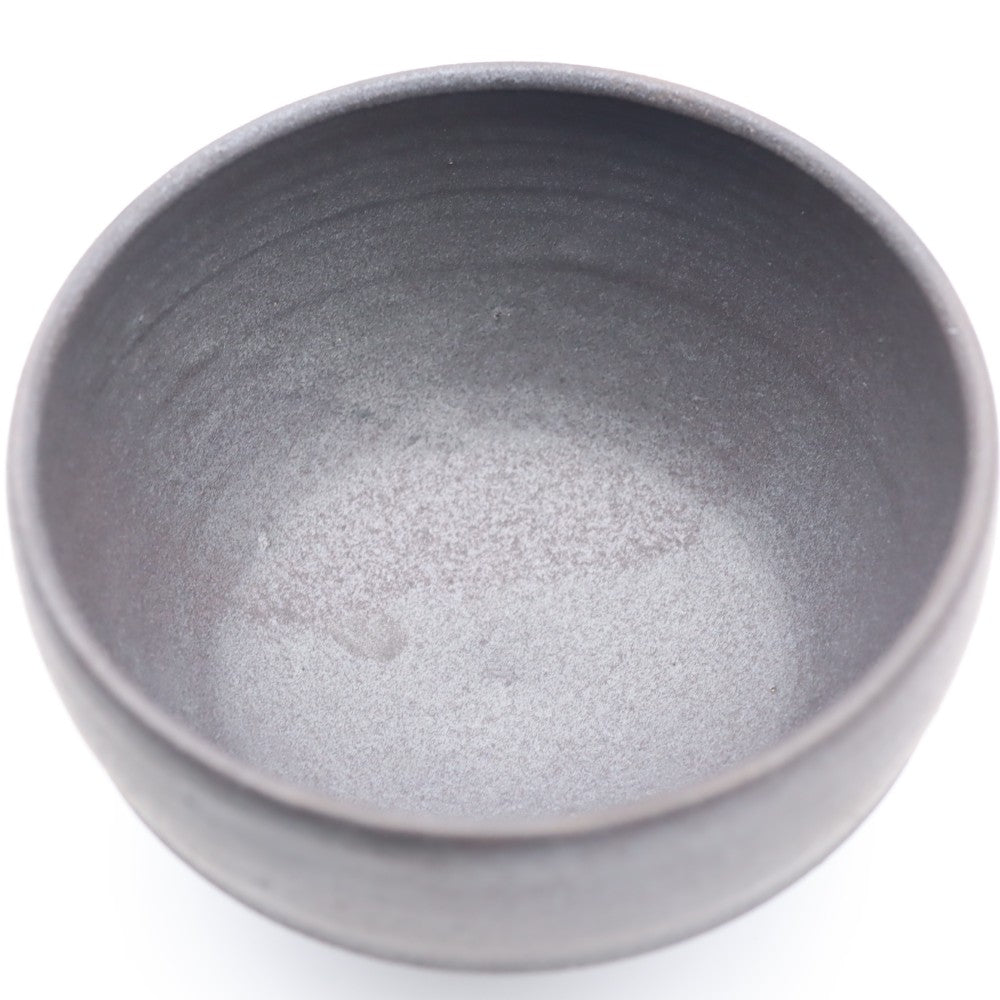 [Yoshinori Hagiwara] Black Matte Glazed Rice Bowl