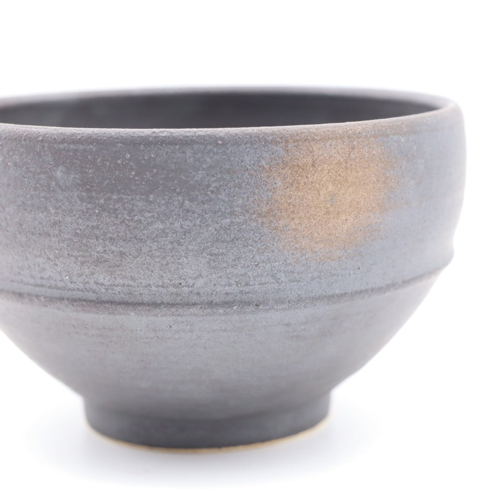 [Yoshinori Hagiwara] Black Matte Glazed Rice Bowl