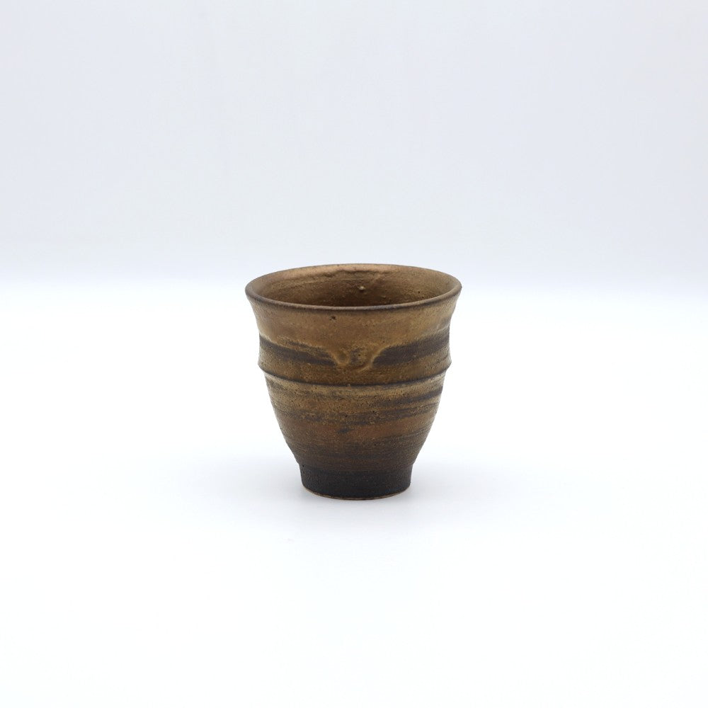 [Yoshinori Hagiwara] Black Matte Glazed Sake Cup