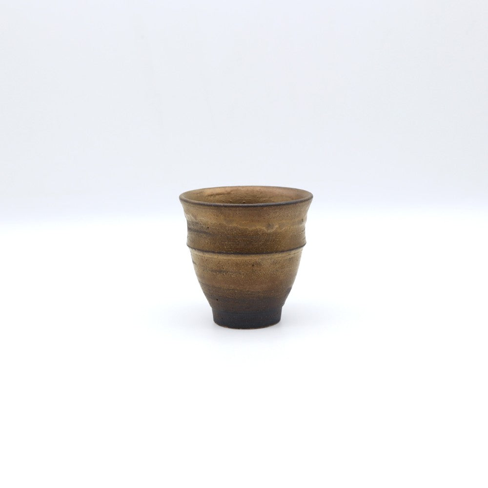 [Yoshinori Hagiwara] Black Matte Glazed Sake Cup