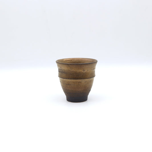 [Yoshinori Hagiwara] Black Matte Glazed Sake Cup