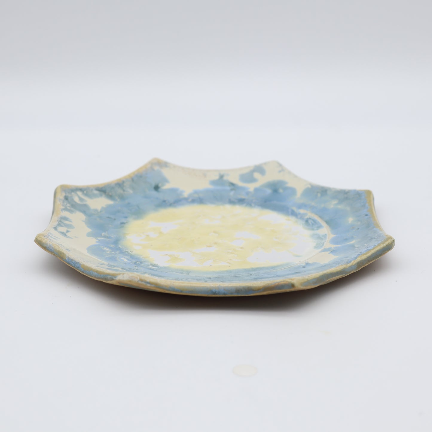[Kazumi Mita] Octagonal Plate (Large) Blue