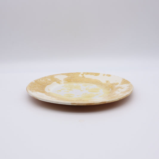 [Kazumi Mita] Western-style small plate, amber