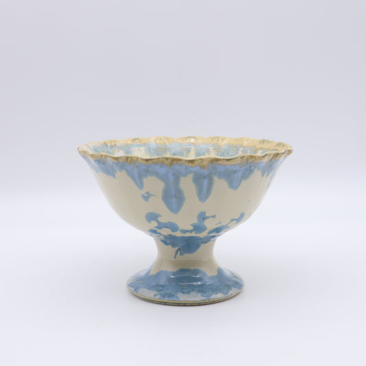 [Kazumi Mita] Blue dessert bowl