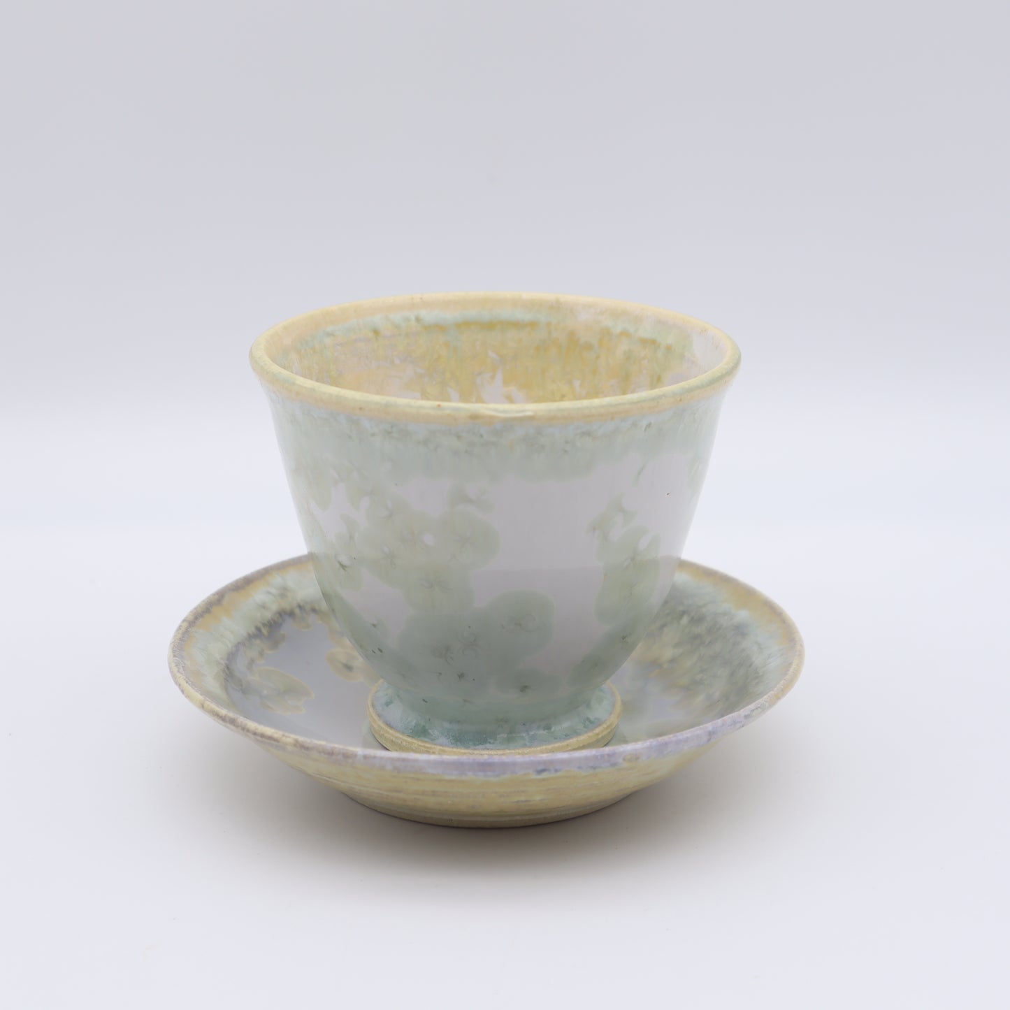 [Kazumi Mita] Sencha Cup &amp; Saucer, Mint