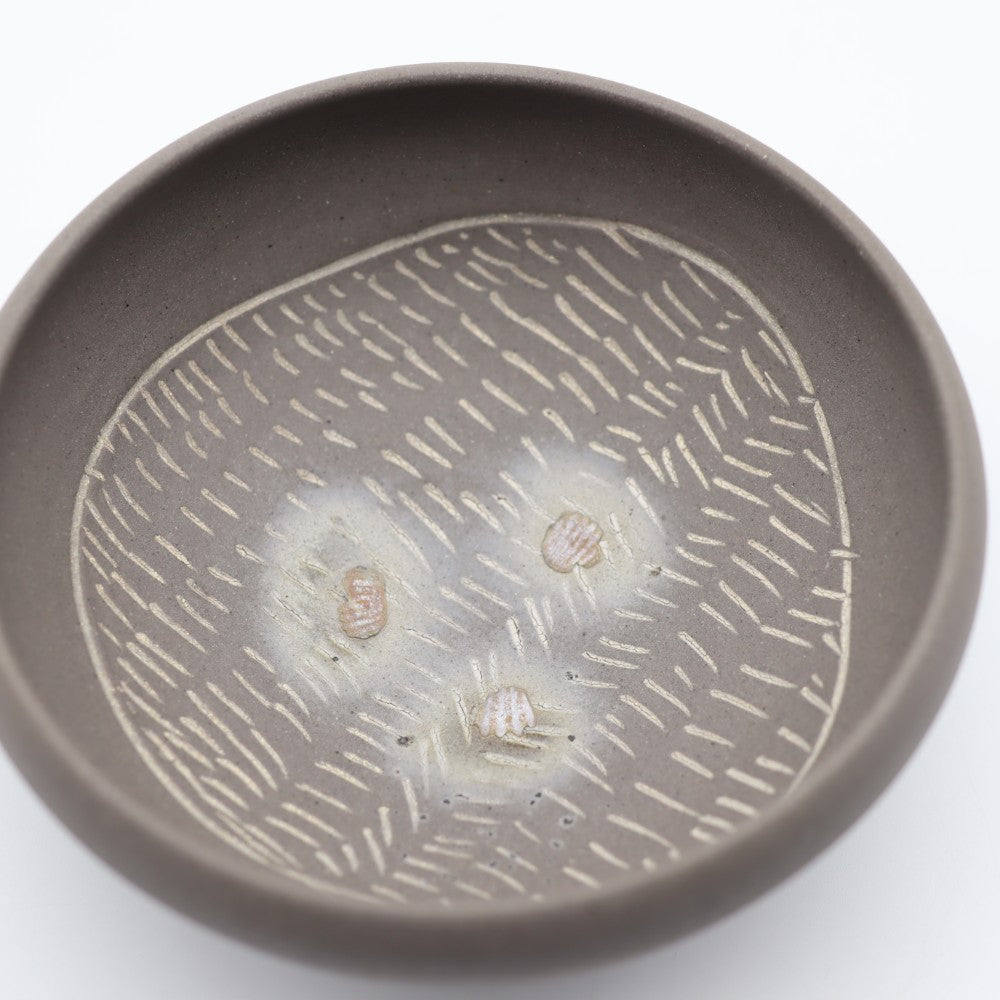 [Yoshifumi Ogino] Inlaid round bowl