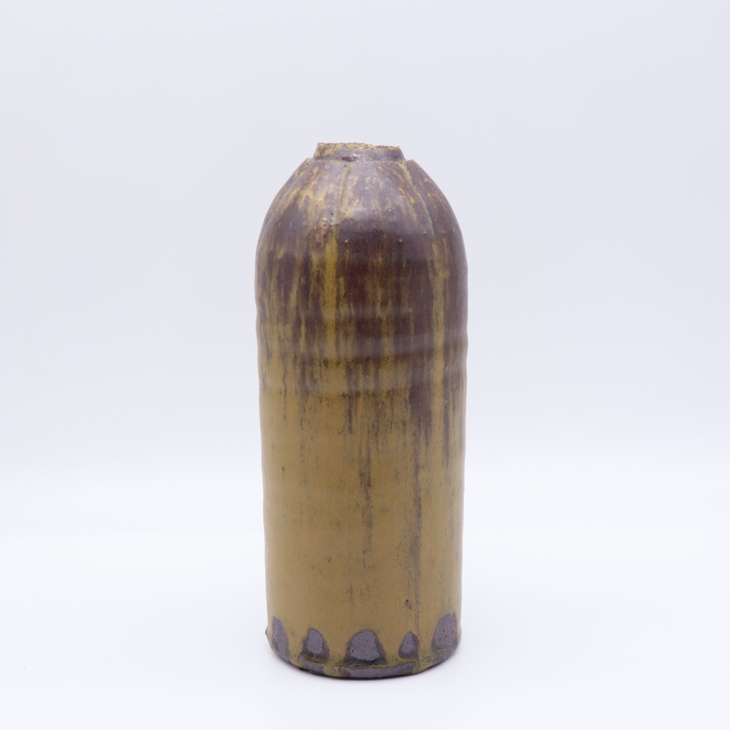 [Shinsuke Iwami] Bornholm clay Granite glazed vase