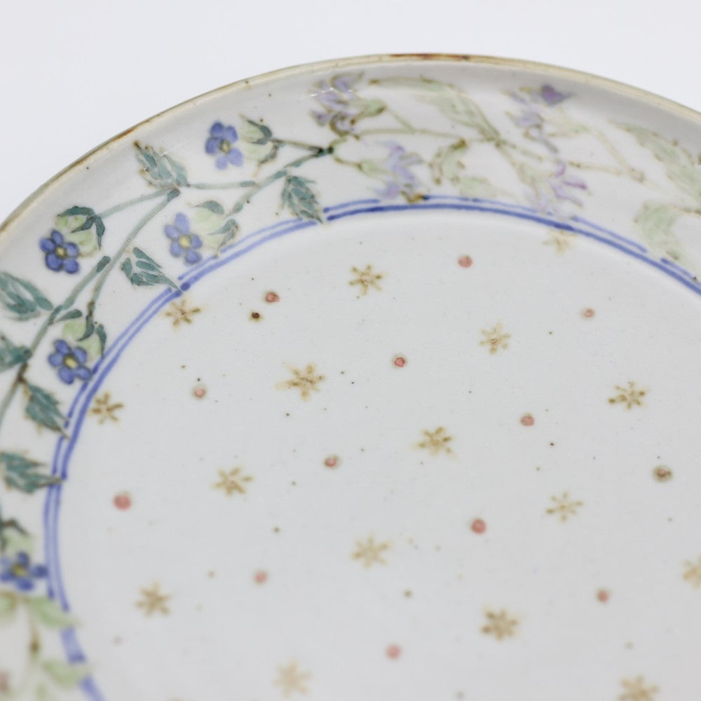 [Akimi Aigami] Plate with four kinds of flowers