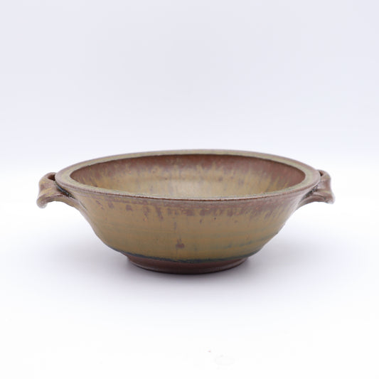 [Shinsuke Iwami] Bornholm clay Granite glazed bowl with edges