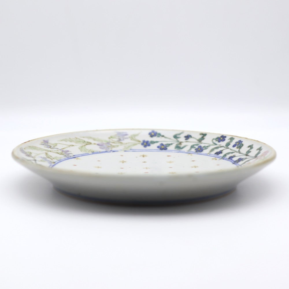 [Akimi Aigami] Plate with four kinds of flowers