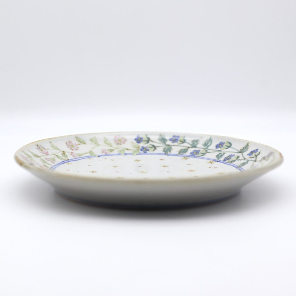 [Akimi Aigami] Plate with four kinds of flowers