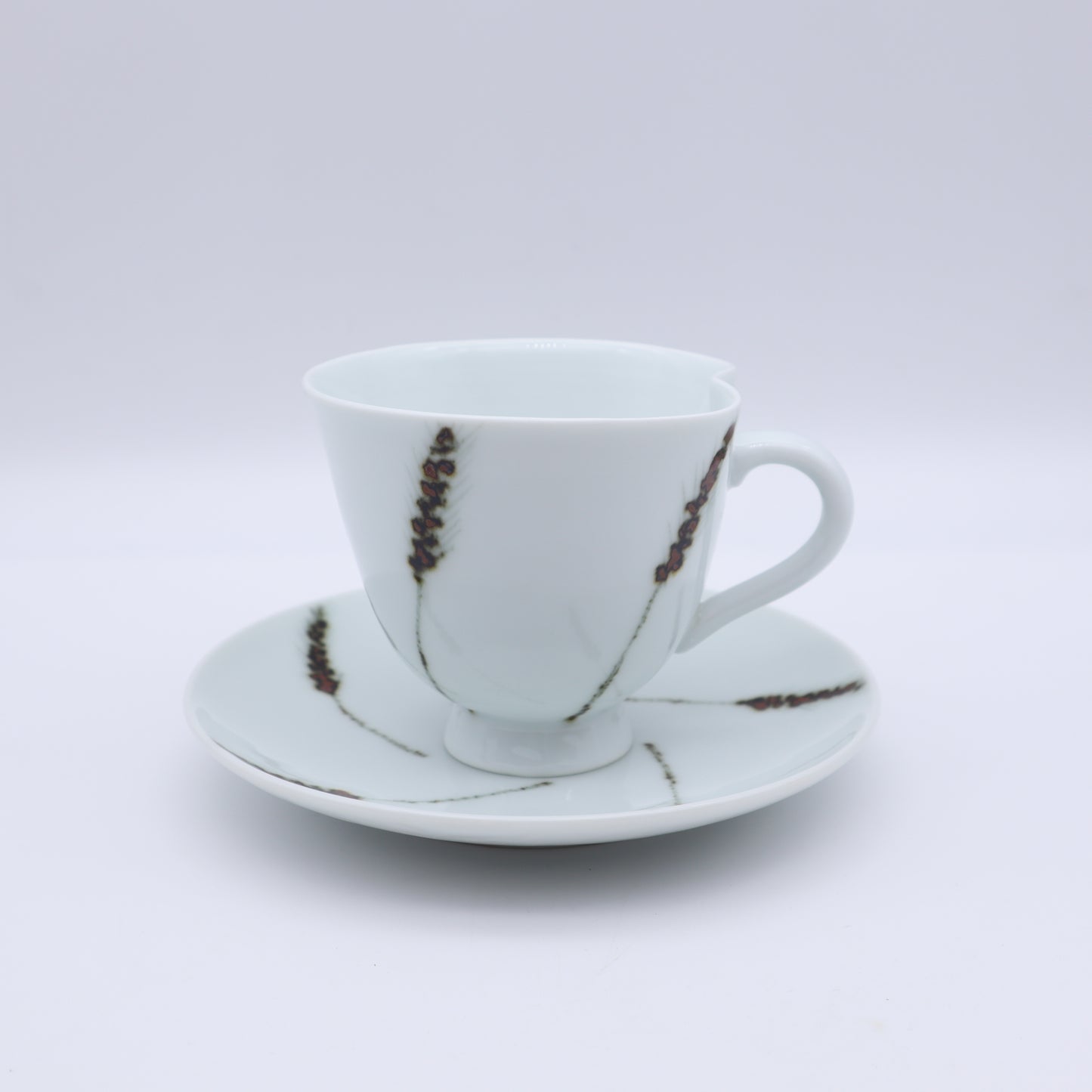 [Omura Midori] Wheat Harvest Design Coffee Cup and Plate