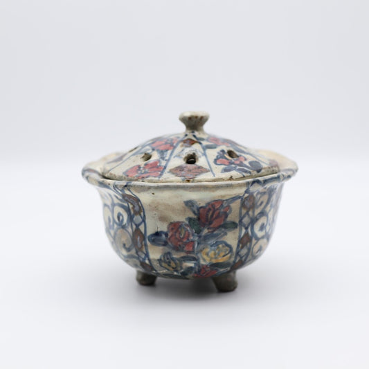 [Yuko Ono] Incense burner with camellia pedestal