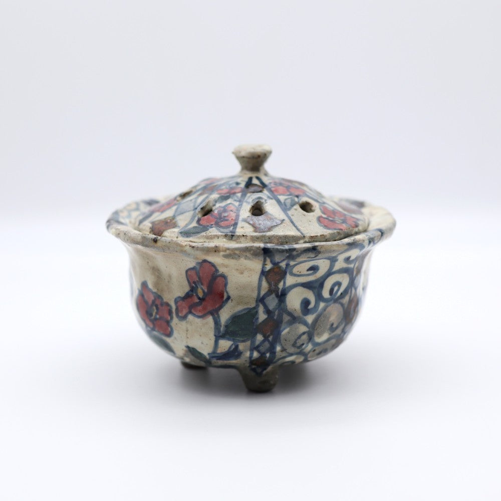 [Yuko Ono] Incense burner with camellia pedestal