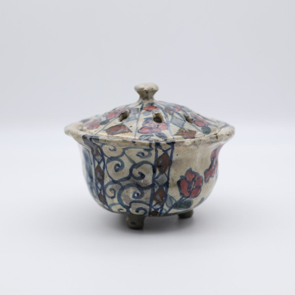 [Yuko Ono] Incense burner with camellia pedestal