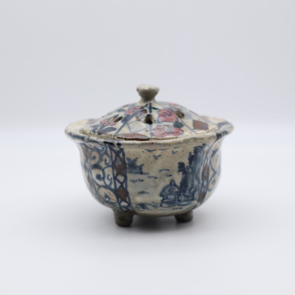 [Yuko Ono] Incense burner with camellia pedestal
