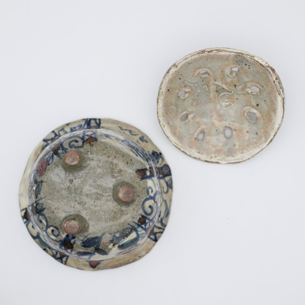 [Yuko Ono] Incense burner with camellia pedestal