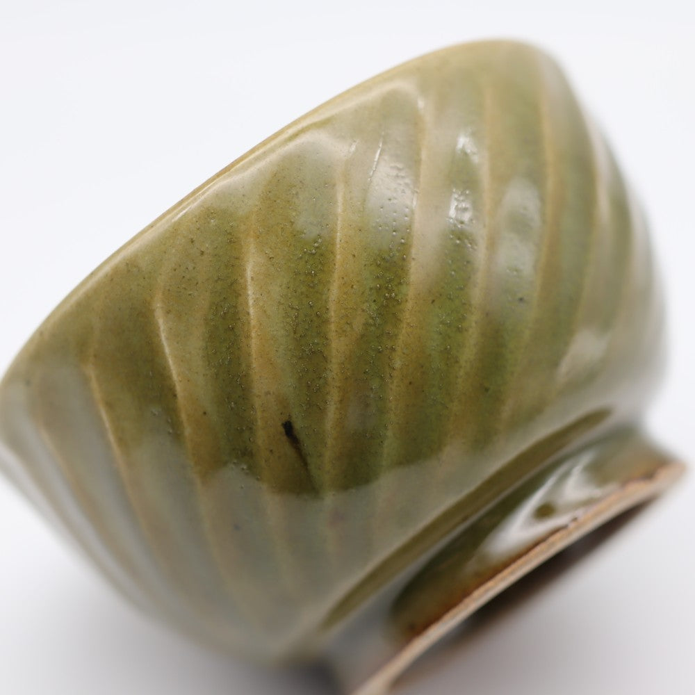 [Yoshiko Kasahara] Candy glaze Shinogi bowl