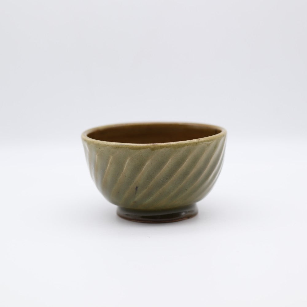 [Yoshiko Kasahara] Candy glaze Shinogi bowl