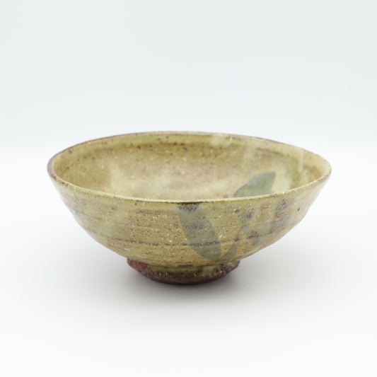 [Masaho Ono] Rice bran glazed shallow bowl