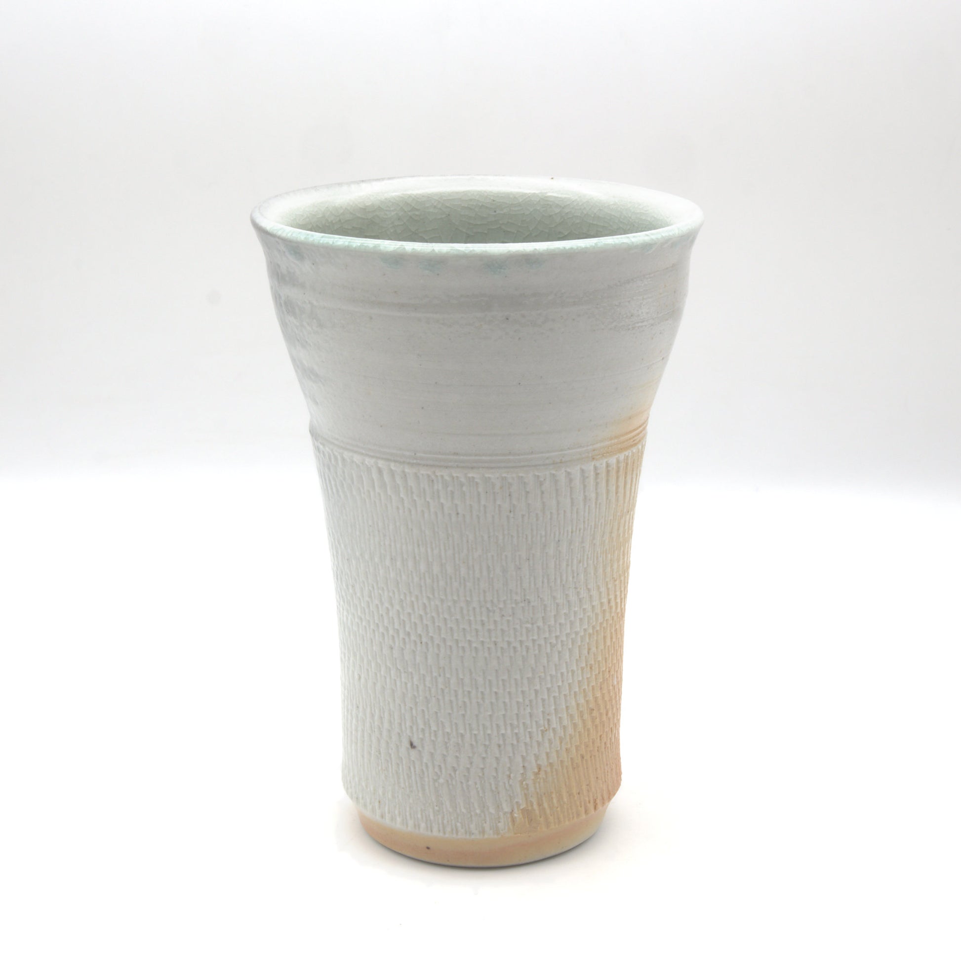 ユアン・クレイグ 藺草火襷ビール呑 大 - 酒器 | 益子焼 陶庫