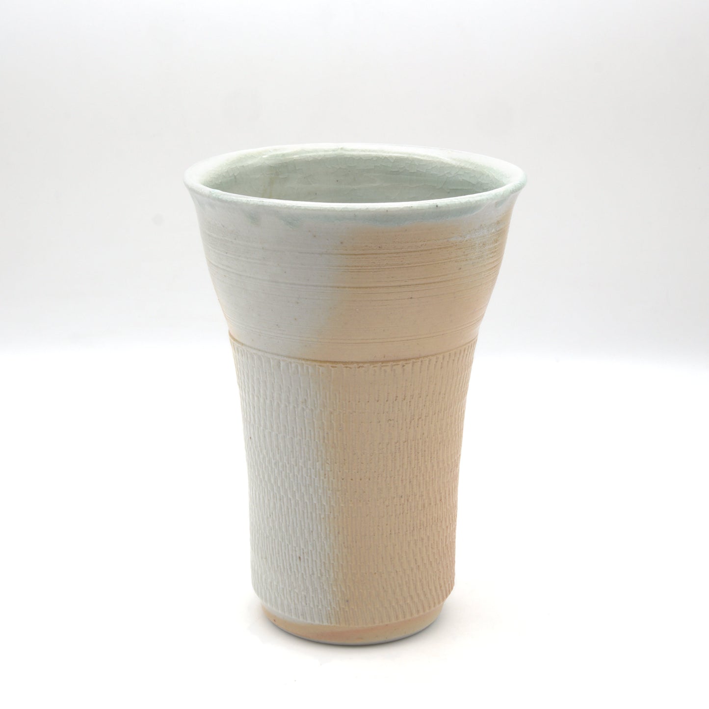 ユアン・クレイグ 藺草火襷ビール呑 大 - 酒器 | 益子焼 陶庫