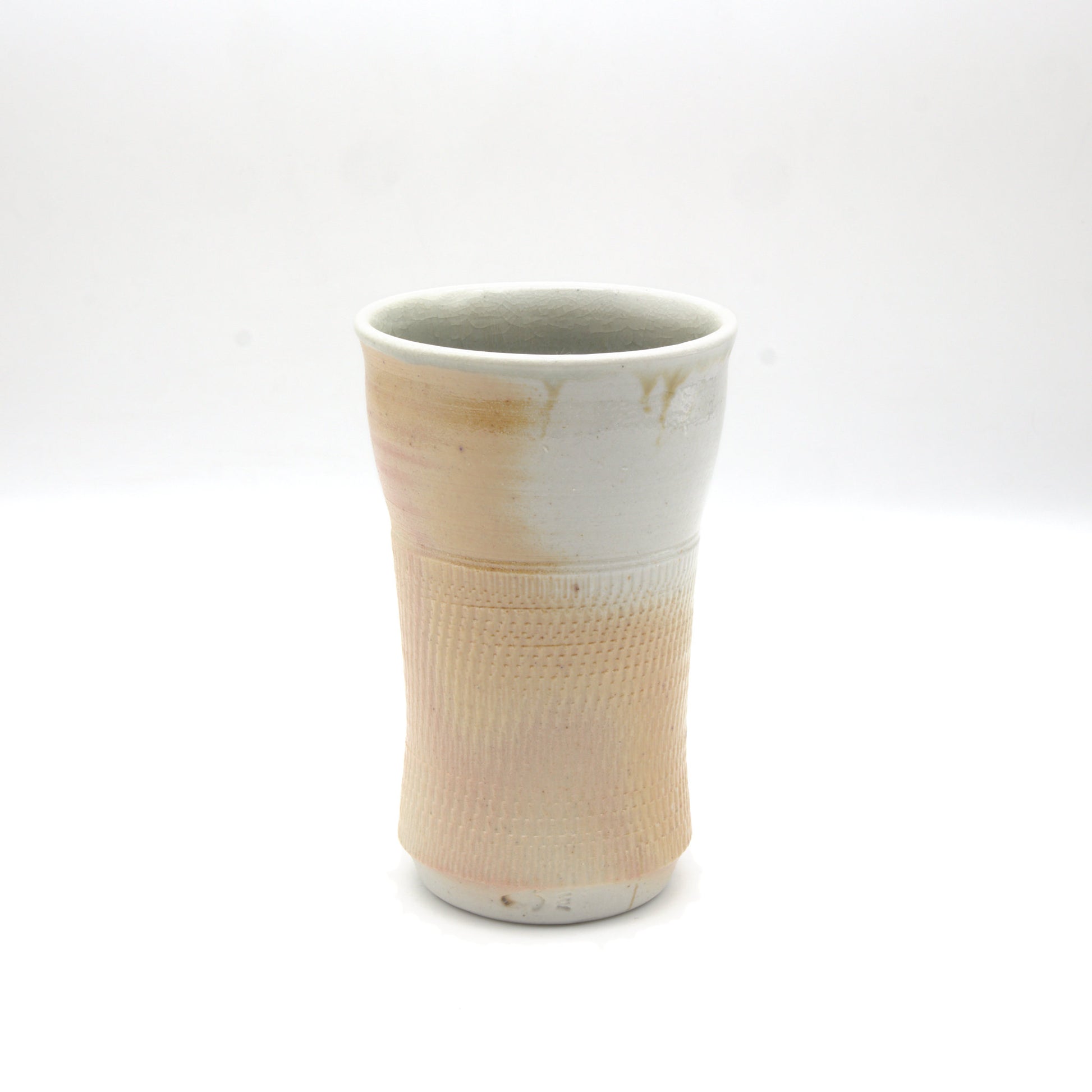 ユアン・クレイグ 藺草火襷ビール呑 中 - 酒器 | 益子焼 陶庫