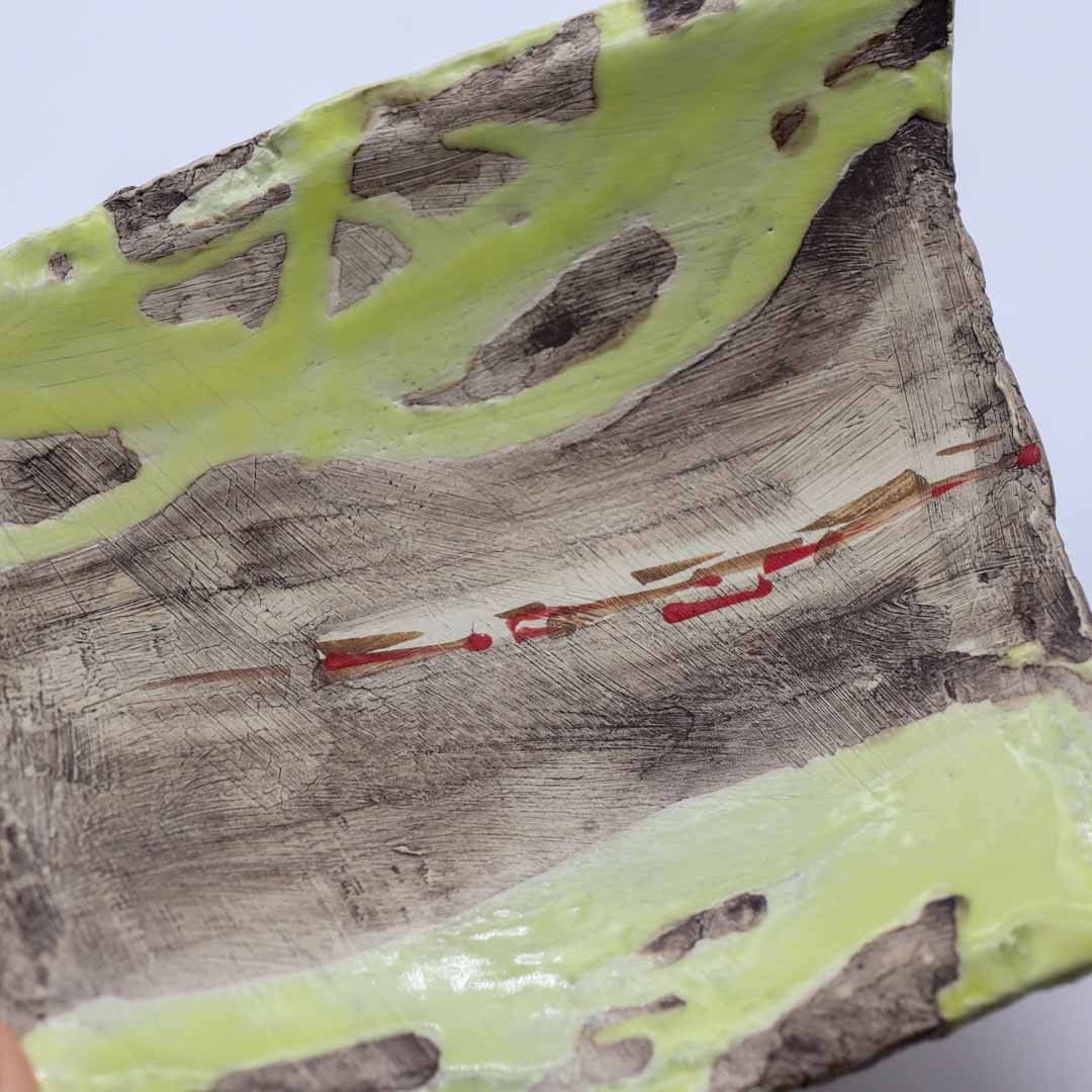 【沼野秀章】刻ム音 角皿