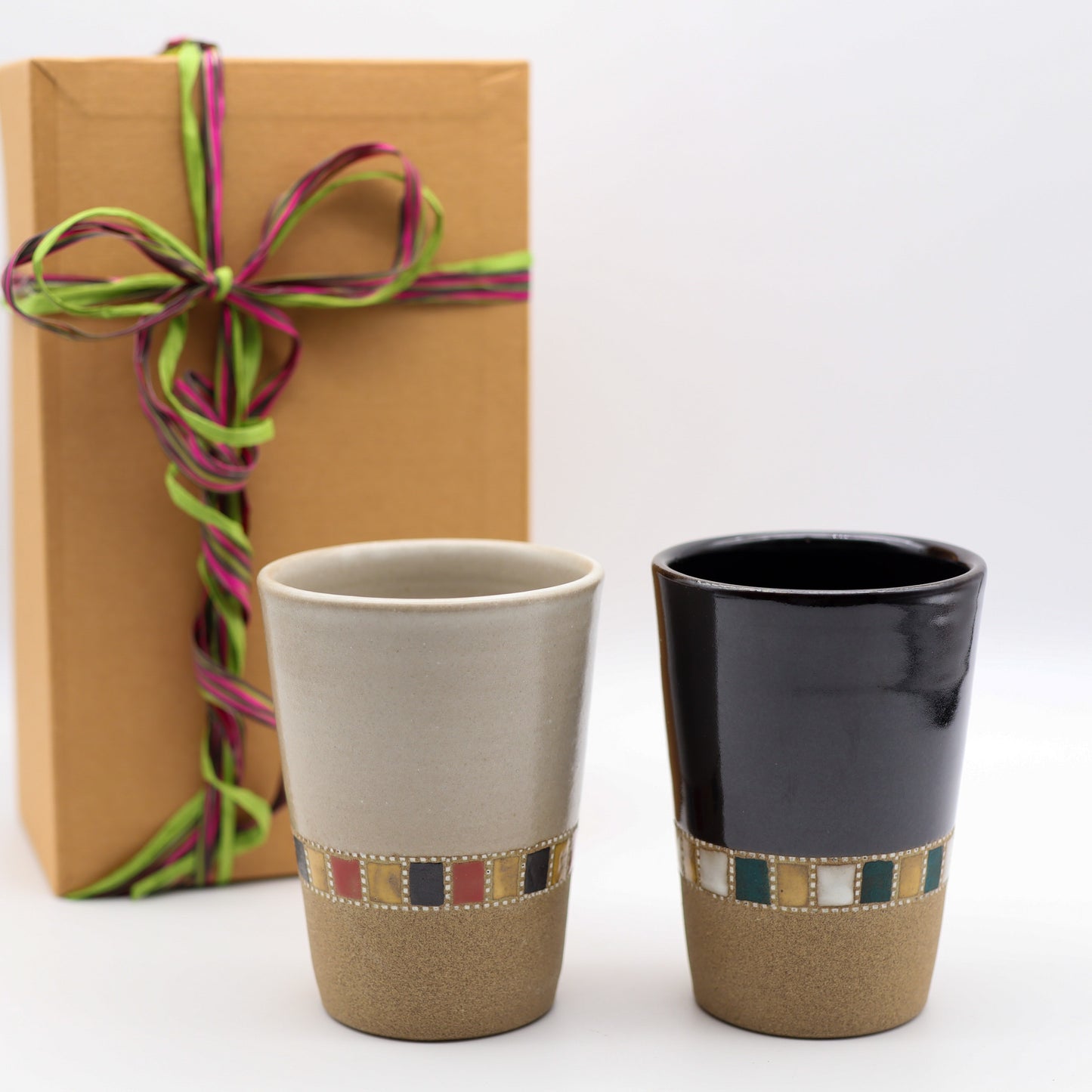 [Pottery] Mukaiyama Fumiya Pair of Free Cup Set