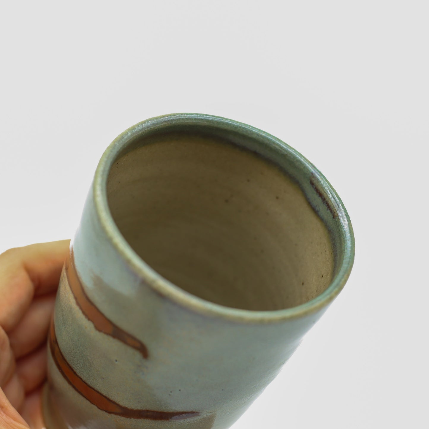 [Masataka Otsuka] Celadon glaze free cup