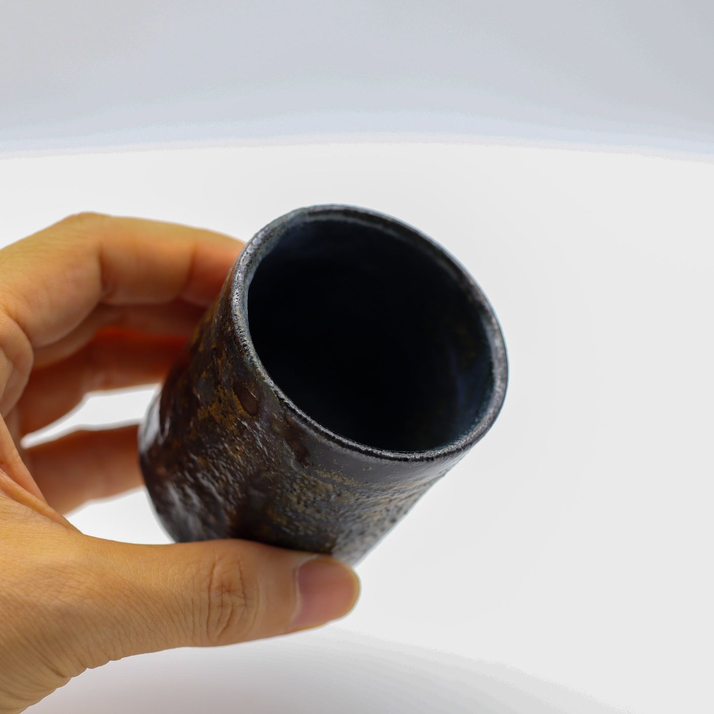[Masataka Otsuka] Blue rust sake cup