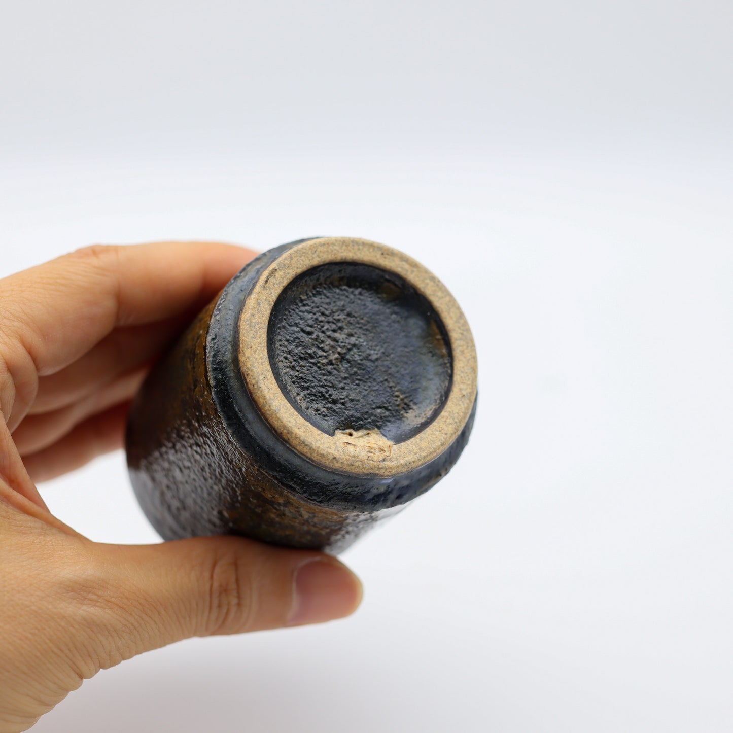 [Masataka Otsuka] Blue rust sake cup