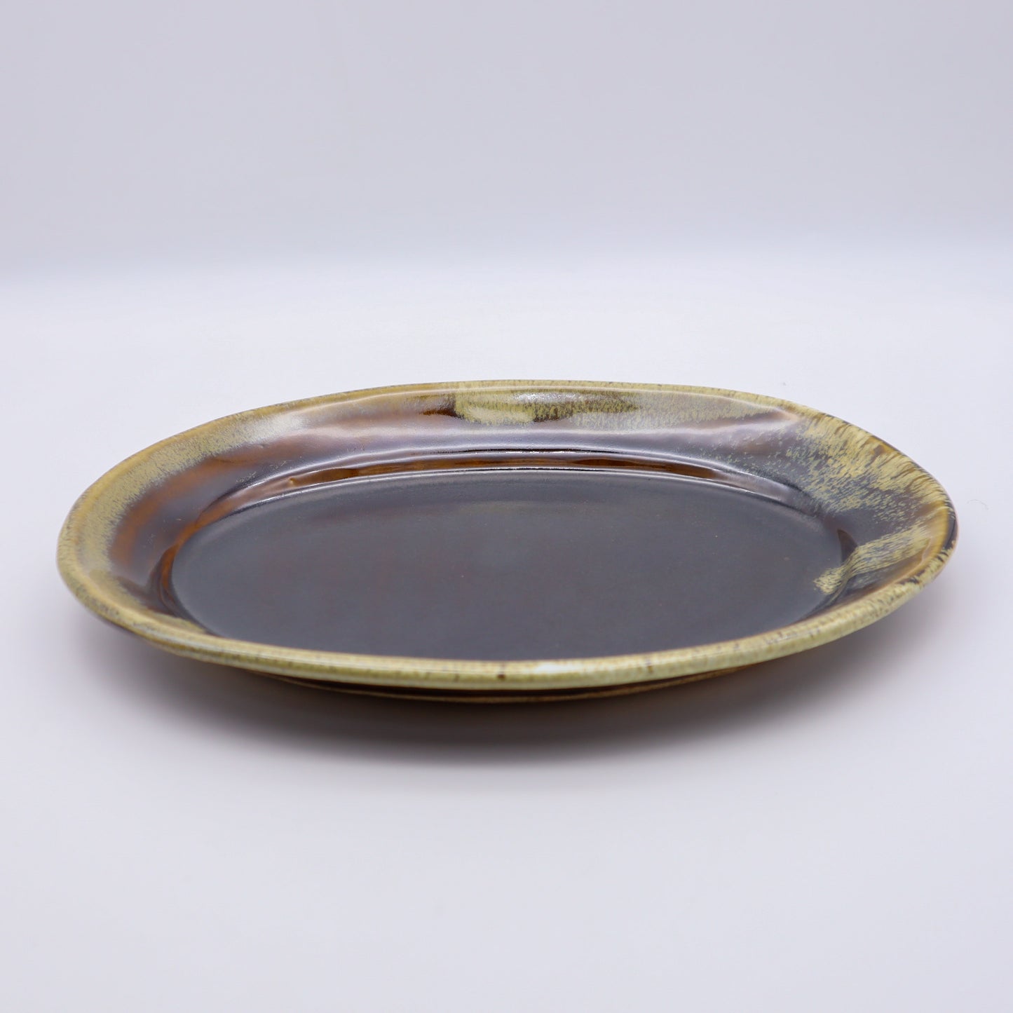[Masataka Otsuka] Large oval plate (hanging portion)