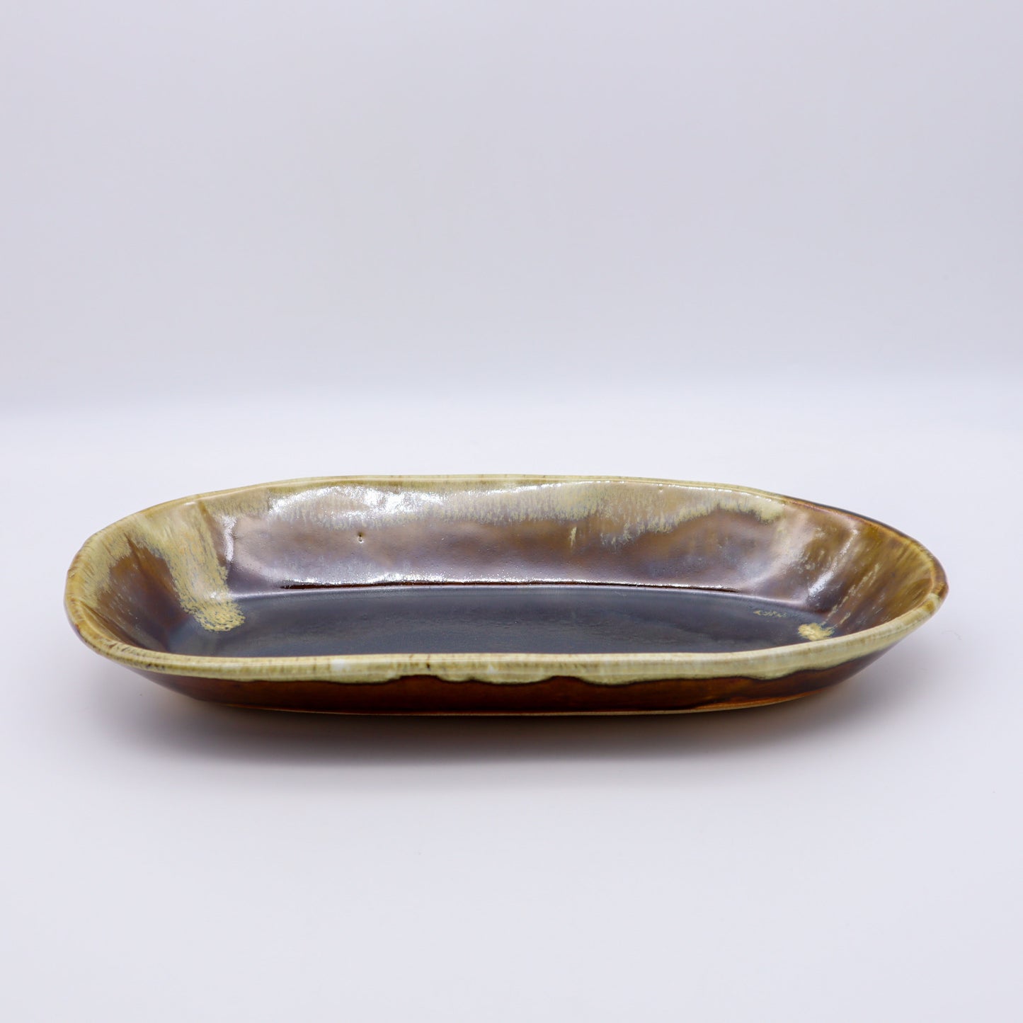 [Masataka Otsuka] Oval bowl, hanging portion