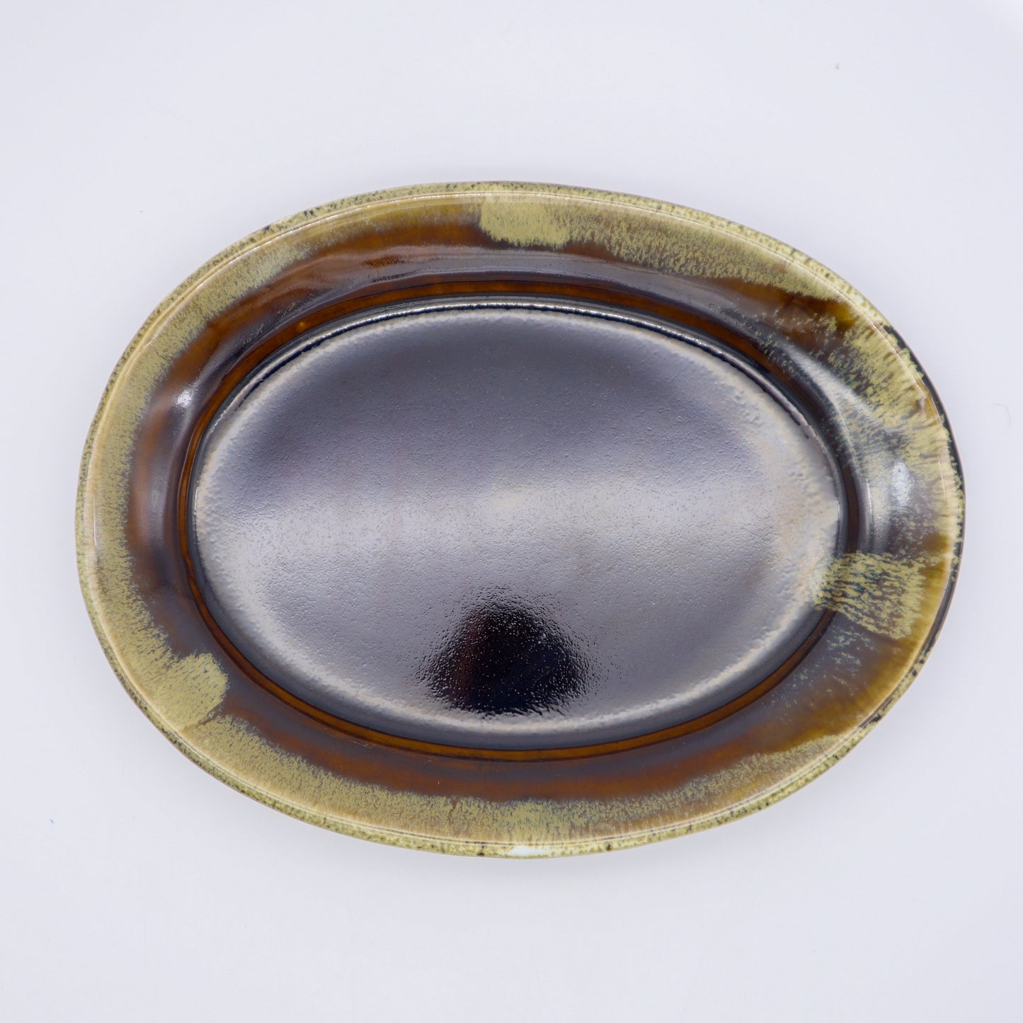 [Masataka Otsuka] Large oval plate (hanging portion)