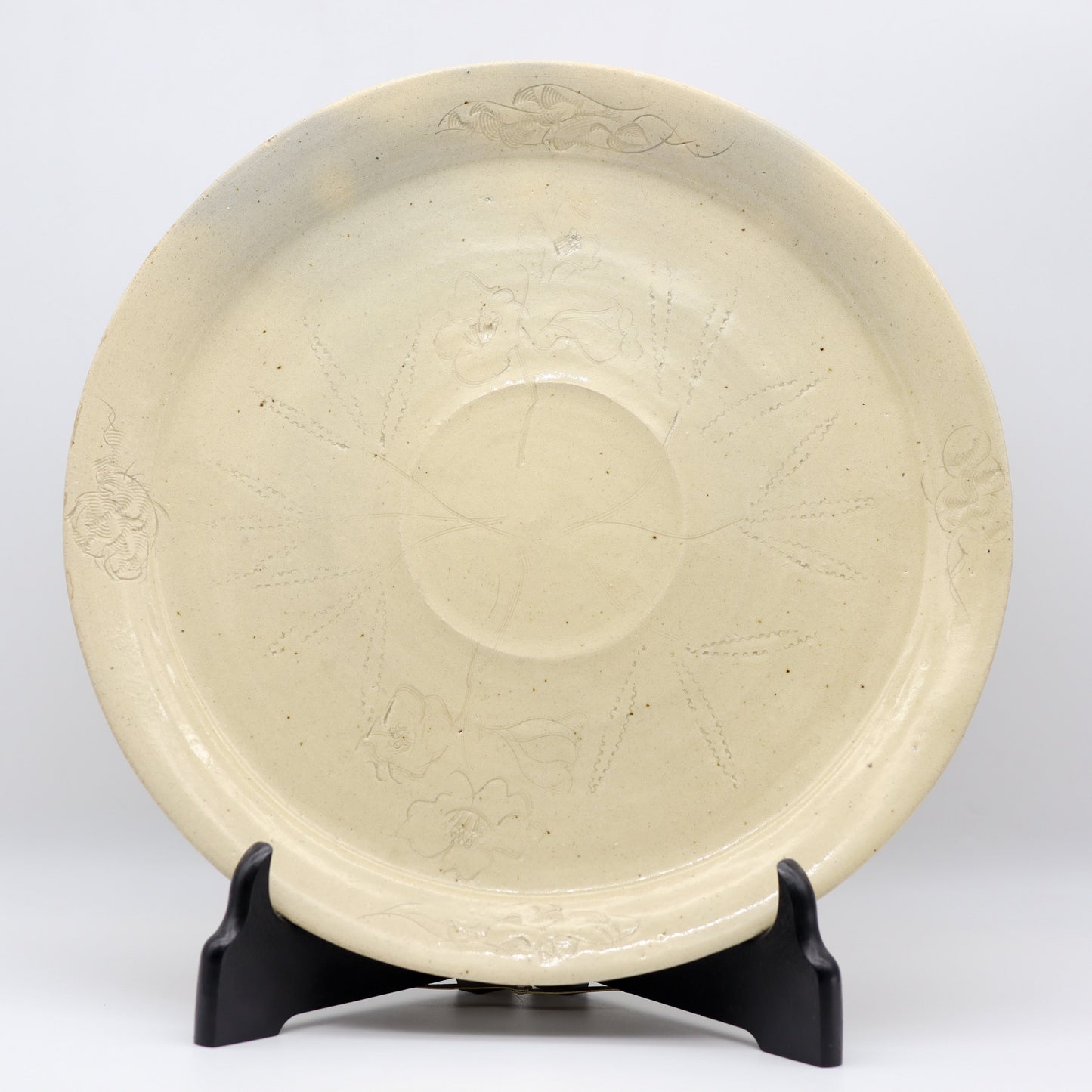 [Aiba Takamasa] Floral design plate